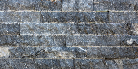 Marble texture decorative brick, wall tiles made of natural stone. Building materials.