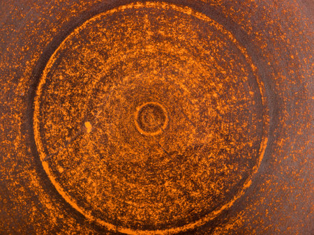 Baked clay wall background - texture close upの写真素材