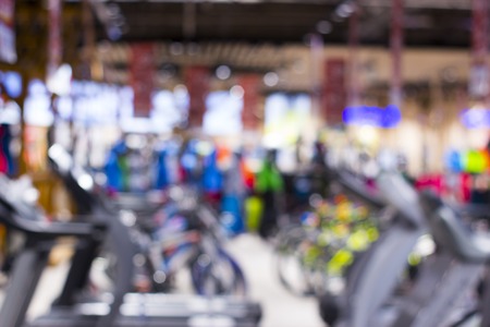 Blur store with bokeh Use As backgroundの写真素材