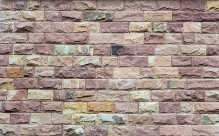 red Slate Stone Wall background Texture