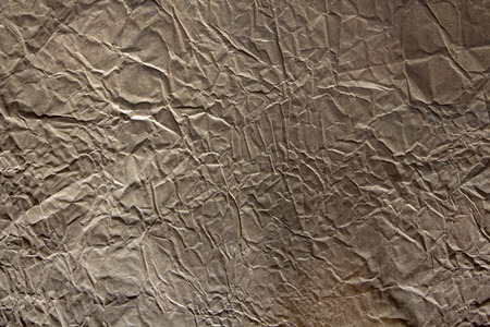 High detailed abstract packaging, Yellow Wrinkled paper texture close up.の写真素材