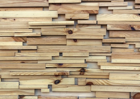 Brown wood plank wall texture background close upの写真素材