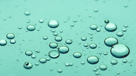 roof of the red metal and drops close upの写真素材