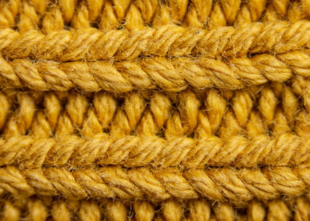 Yellow wool texture, bay be used as background close up