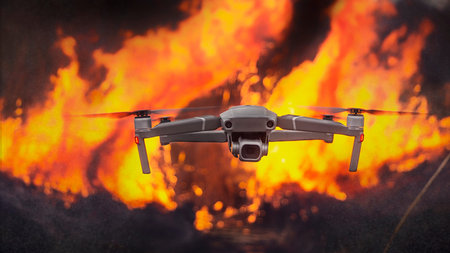 Use of drones for reconnaissance of forest fires and in other extreme conditions. The concept.