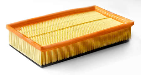New air filter for the car. On a white background.の写真素材