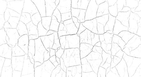 Many chaotic cracks on the surface of the white textured material.の写真素材