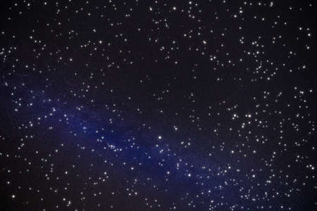 Part of the Milky Way galaxy in the night sky. Landscape of the starry night sky.の写真素材