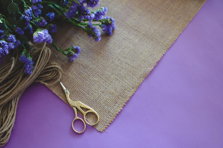 hand made Weeding card invitation - mockupの写真素材