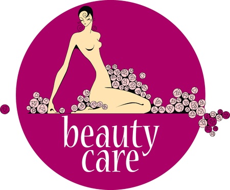 Advertise salon procedures for body careのイラスト素材