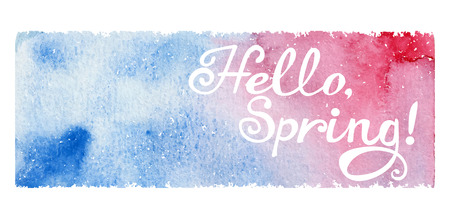 Hello, Springのイラスト素材