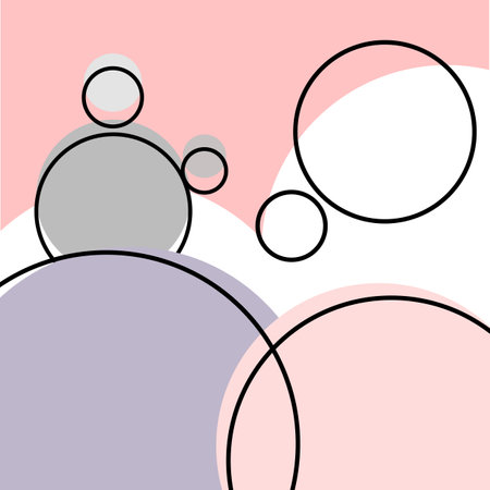 Pastel Color Background Design, Calm Wallpaper Illustrationのイラスト素材