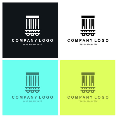 logo letter U corporate brand design, vector font illustrationのイラスト素材
