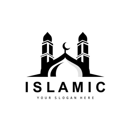 Mosque Logo, Vector Islamic, Islamic Day Ramadan Design, Eid Eid, And Eidul Adhaのイラスト素材