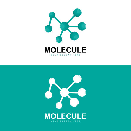 Neuron Logo, Molecule Logo Design, Vector AND, Template Illustrationのイラスト素材