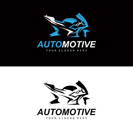 Motorcycle Logo, MotoSport Vehicle Vector, Design For, Automotive, Motorcycle Costume Workshop, Motorcycle Repair, Product Brand, Motogpのイラスト素材