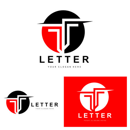 T Letter Logo, Modern Letter Style Vector, Design Suitable For Product Brands With T Letterのイラスト素材