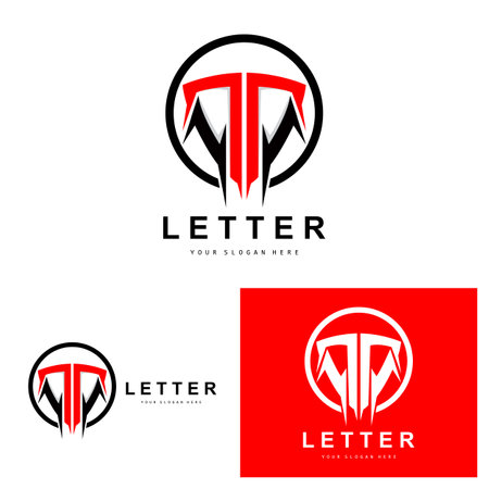 T Letter Logo, Modern Letter Style Vector, Design Suitable For Product Brands With T Letterのイラスト素材