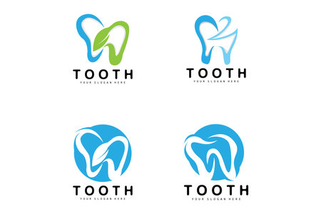 Tooth logo, Dental Health Vector, Care Brand Illustrationのイラスト素材