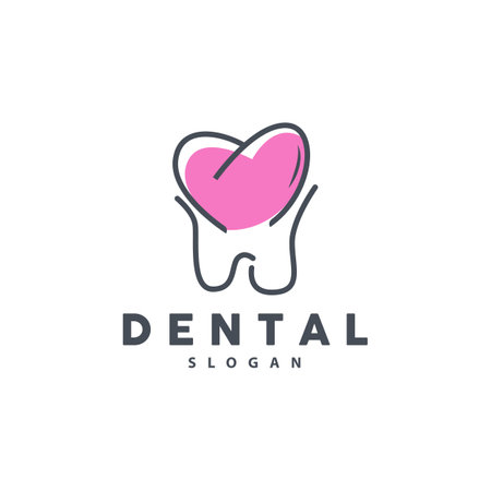 Tooth logo, Dental Health Vector, Care Brand Illustrationのイラスト素材