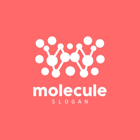 Neuron Logo, Molecule Logo Design, Vector AND, Template Illustrationのイラスト素材