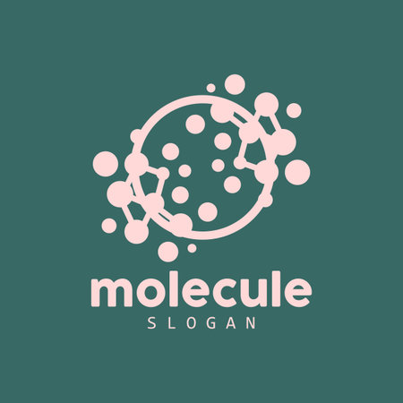 Neuron Logo, Molecule Logo Design, Vector AND, Template Illustrationのイラスト素材