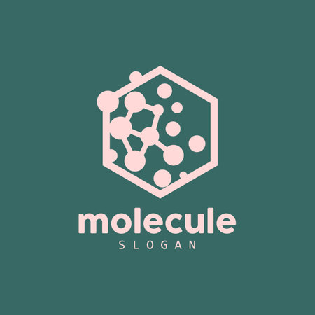 Neuron Logo, Molecule Logo Design, Vector AND, Template Illustrationのイラスト素材