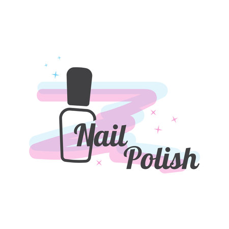 Beauty Nail Care Logo Vector Illustration Design Templateのイラスト素材