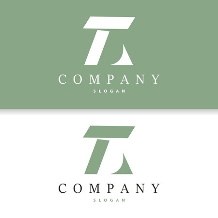 TA Letter Logo, AT Logo Modern and Luxury Icon Vector Template Elementのイラスト素材