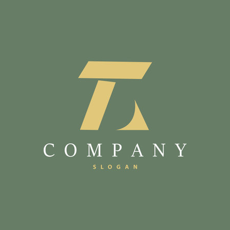 TA Letter Logo, AT Logo Modern and Luxury Icon Vector Template Elementのイラスト素材