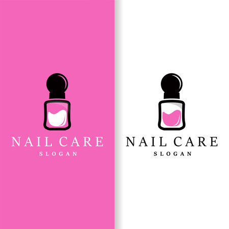 Beauty Nail Care Logo Vector Illustration Design Templateのイラスト素材
