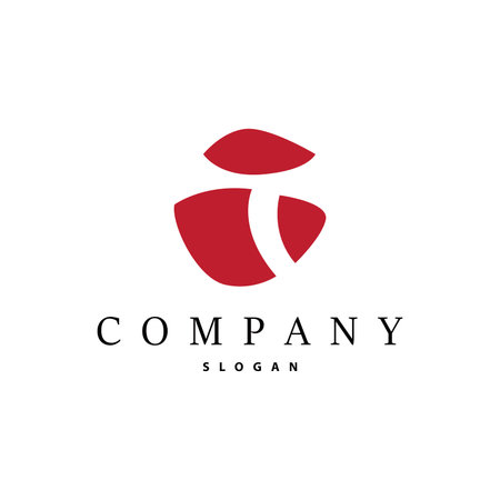 Initial T Letter Alphabet Logo Modern and Luxury Design Icon Vector Template Elementのイラスト素材