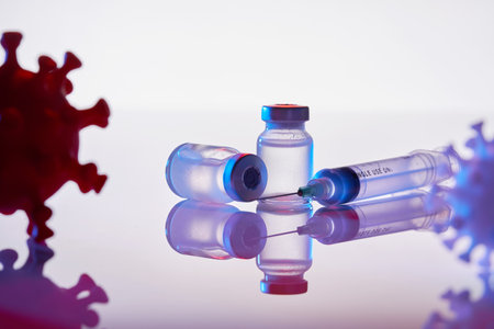 Flu COVID-19 virus variant Coronavirus Covid-19 influenza ,corona virus delta plus.India.Uk.Alpha, gamma, beta, lambda.の写真素材