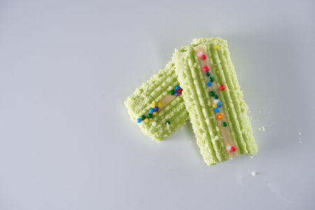 ramadan cookie against white  background