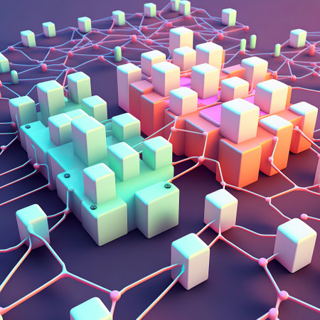 ai generated  illustration of Cloud computing concept in pastel color .This image consists of cloud, computer servers and connectivity between cloud and servers.の素材