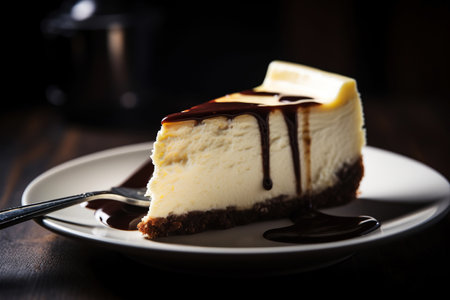 Ai generated illustration temptation cheese cakeの素材