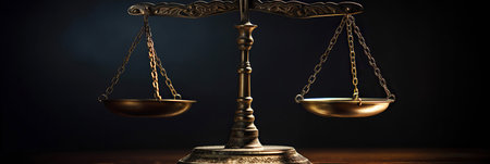Ai generated illustration antique libra scaleの素材
