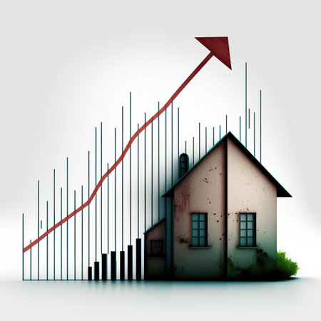ai generated  Illustration house of raising chartsの素材