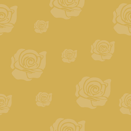 hand drawn roses seamless wallpaperのイラスト素材
