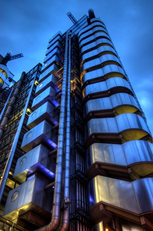 Lloyds building, London, Englandの写真素材