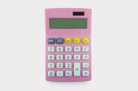 Pink Calculatorの写真素材