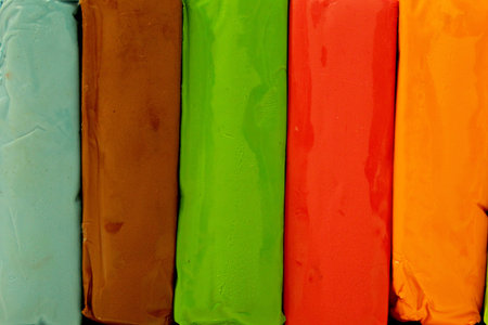 Clay set of childの写真素材