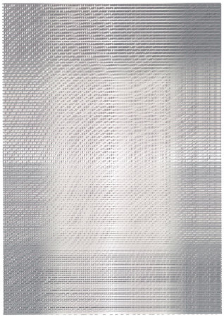 Silver background with shadows and lines.