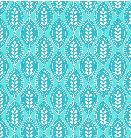 Pattern seamless geometric pattern in blue illustration.のイラスト素材