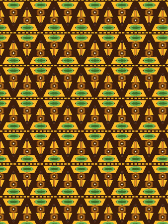 Pattern seamless pattern of tribal style.のイラスト素材