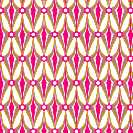 Vector damask seamless pattern background.pattern swatches included for illustrator user, pattern swatches included in file, for your convenient use.のイラスト素材