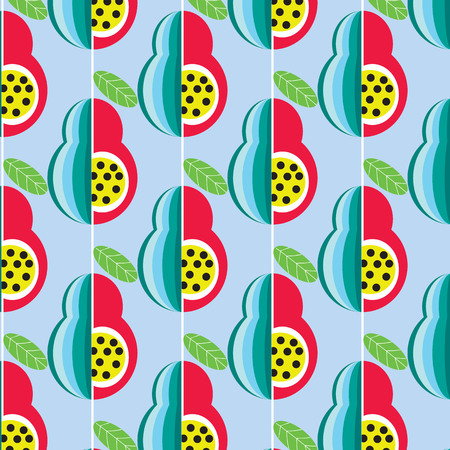 Seamless pattern with rose appleのイラスト素材