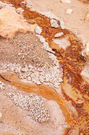 Curious orography with Martian terrain, arid, desert and inhospitable. Barranco de la Sal, unhealthy...