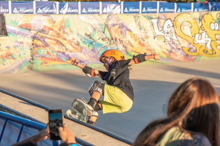Alicante, Valencian Community, Spain 01/10/2023 International SKATE CUP Open 2023 5th Edition Monte...