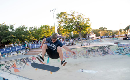 Alicante, Valencian Community, Spain 01/10/2023 International SKATE CUP Open 2023 5th Edition Monte...
